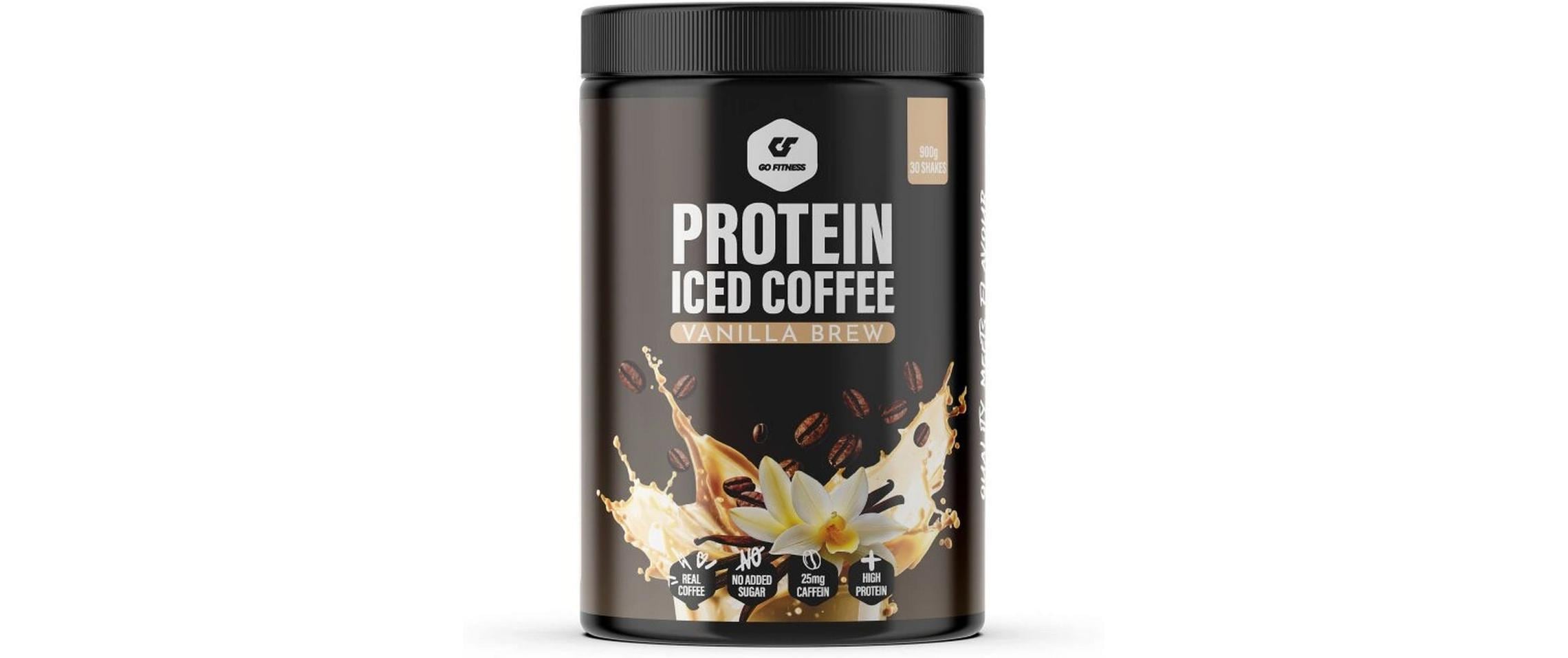 GoFitness - Protein Iced Coffee Vanilla Brew - 900g