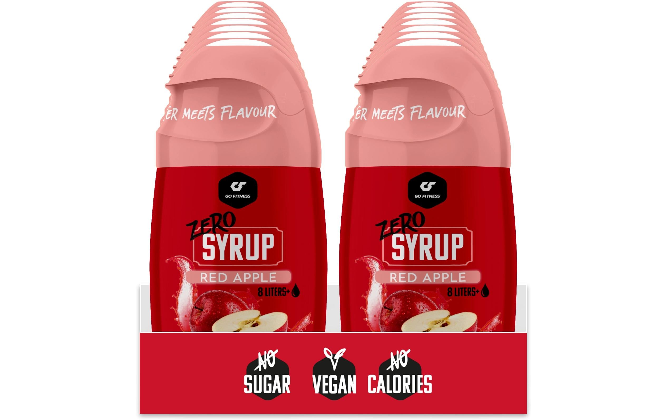 GoFitness Nutrition - Zero Syrup Red Apple, 16x65ml