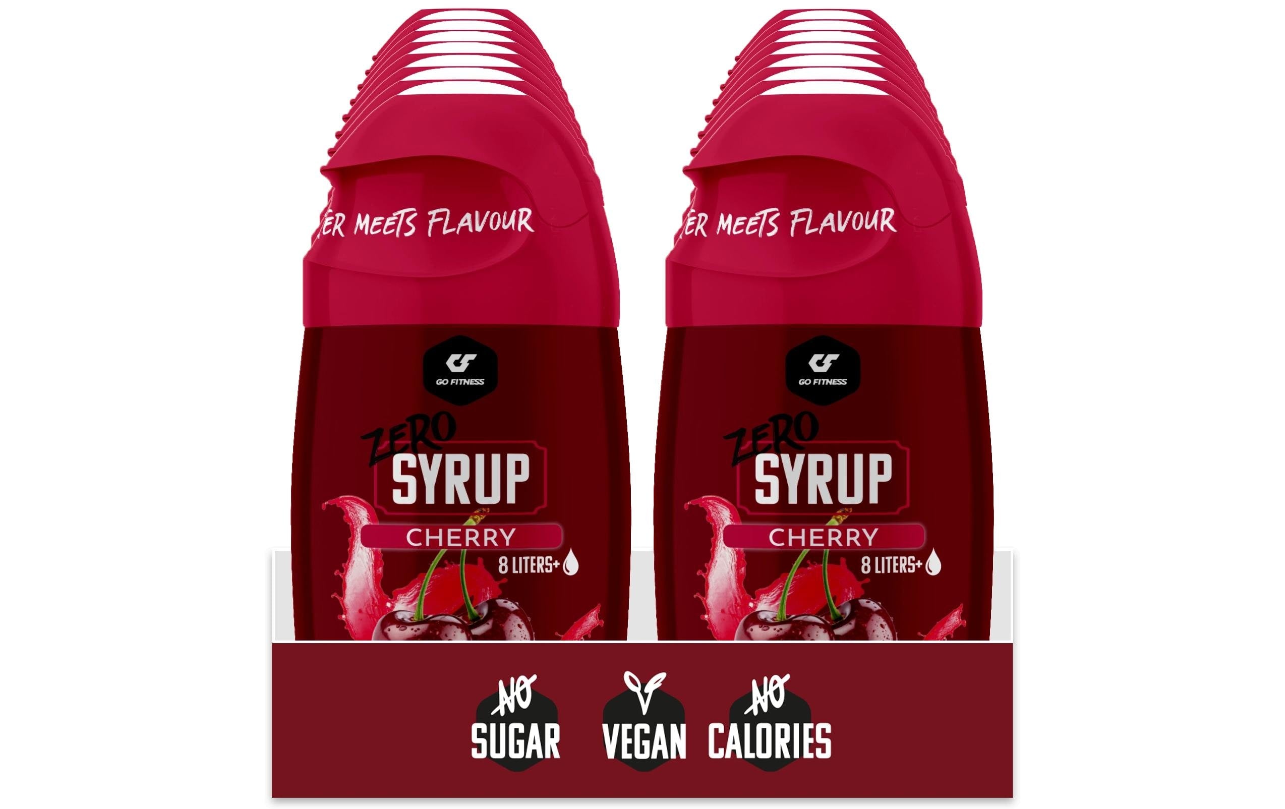 GoFitness Nutrition - Zero Syrup Cherry, 16x65ml