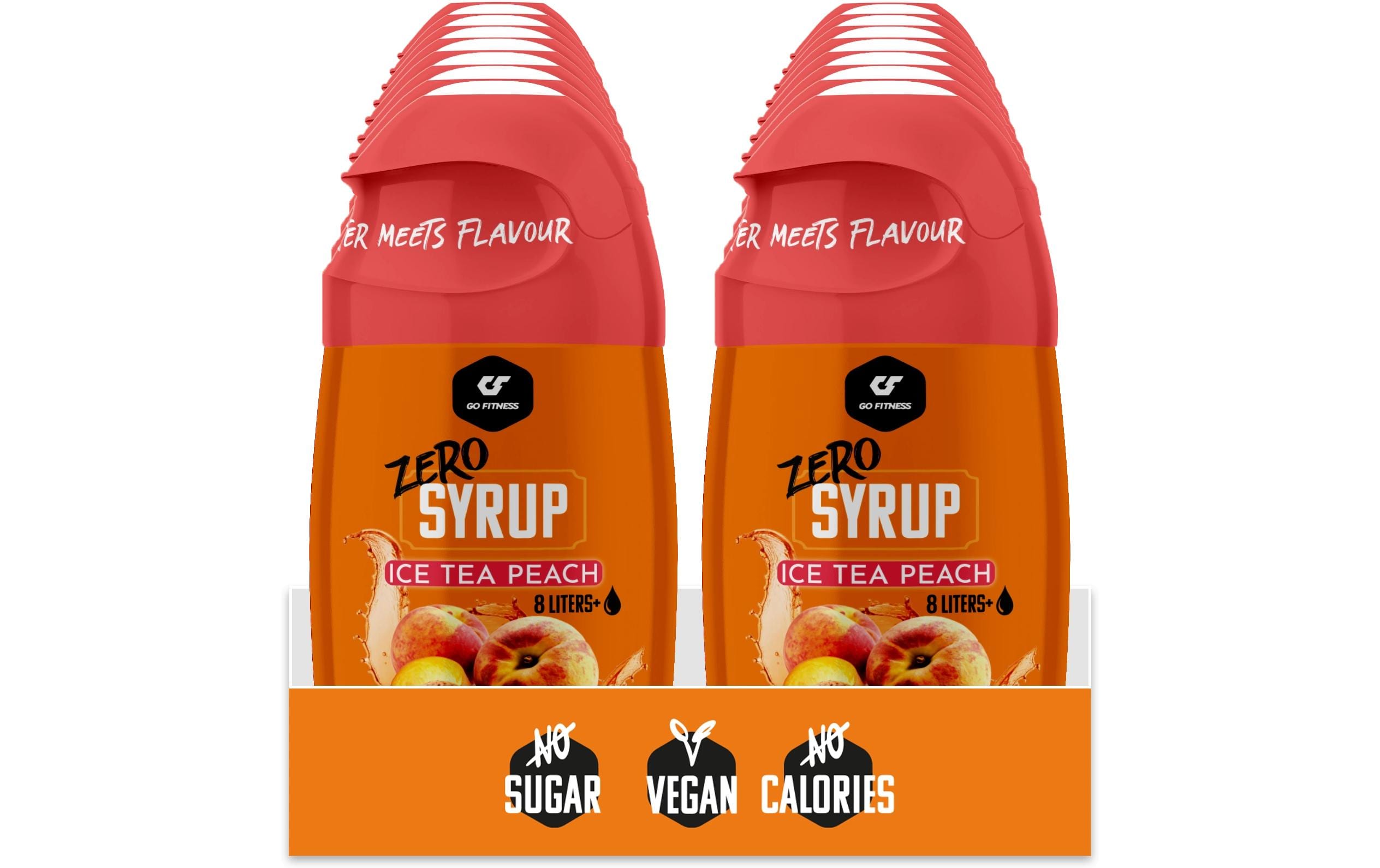 GoFitness Nutrition - Zero Syrup Ice Tea Peach, 16x65ml