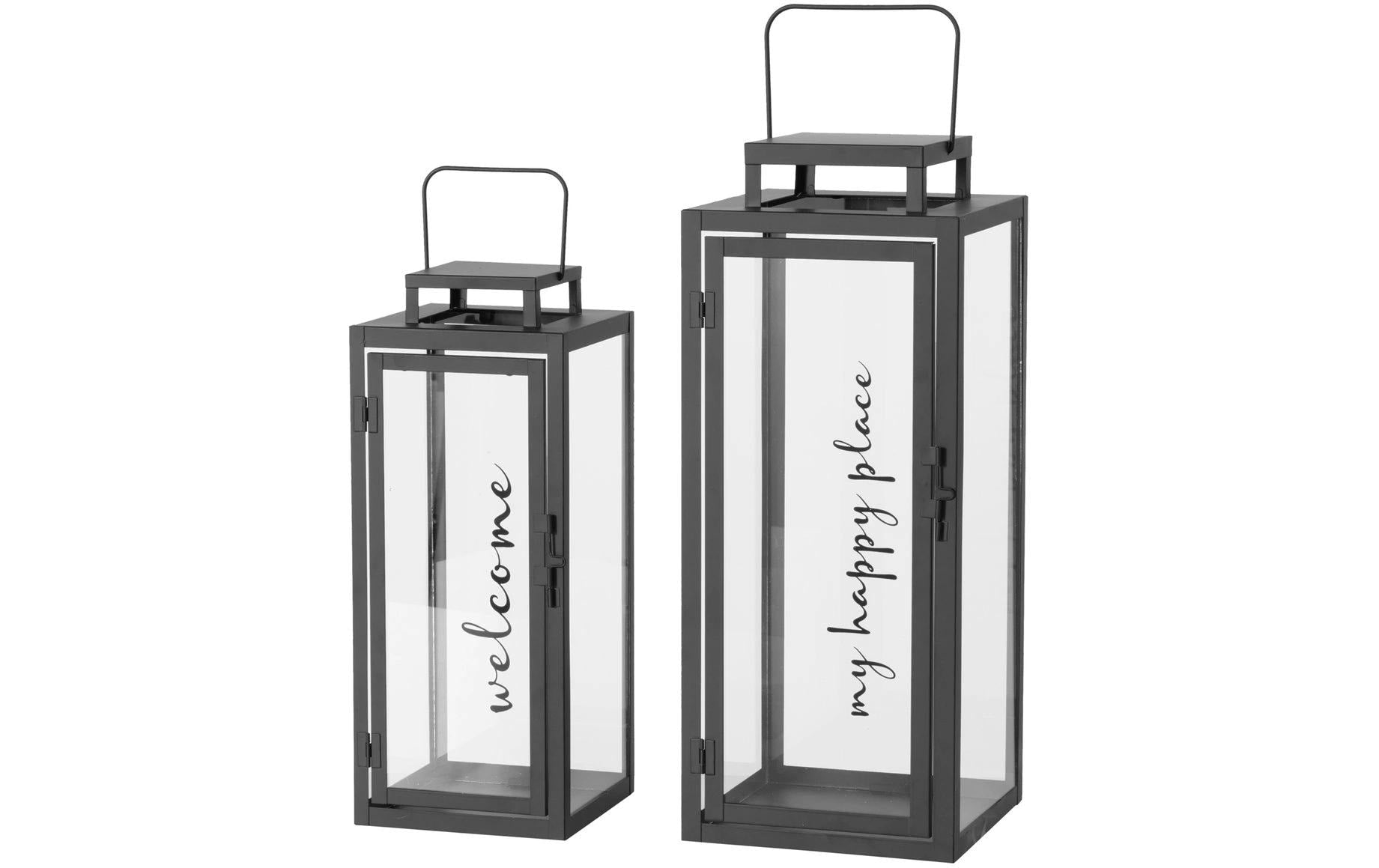 Boltze Laterne Manhattan 2-teiliges Set