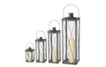 Boltze Laterne Farol 4-teiliges Set, Braun
