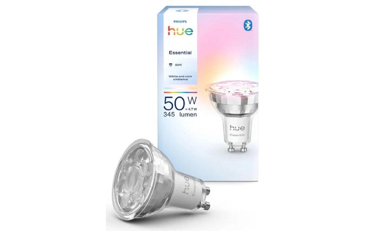 Philips Hue Essential White & Colour Ambiance GU10 Einzelpack 345lm
