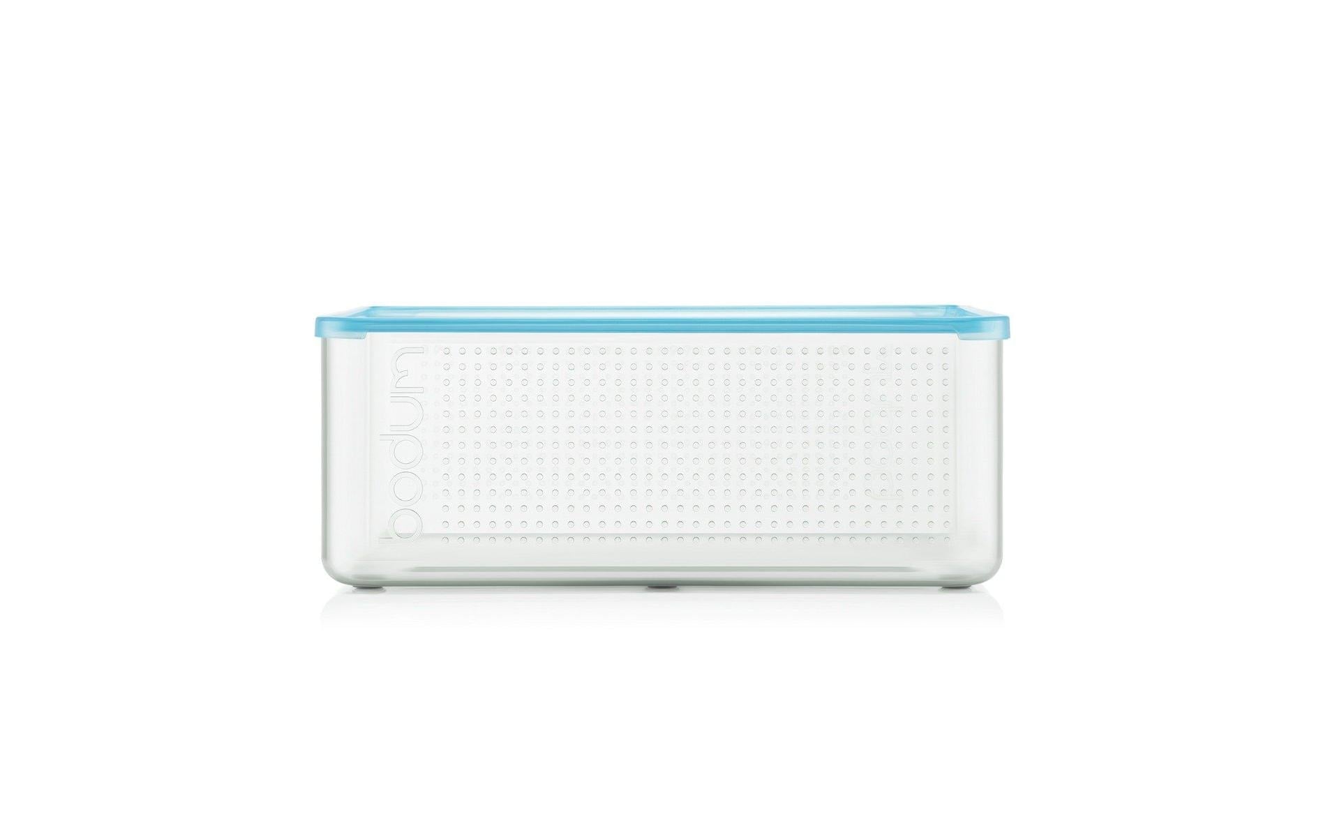 Bodum Bistro Brotbox mit Kunststoffdeckel Ice blue