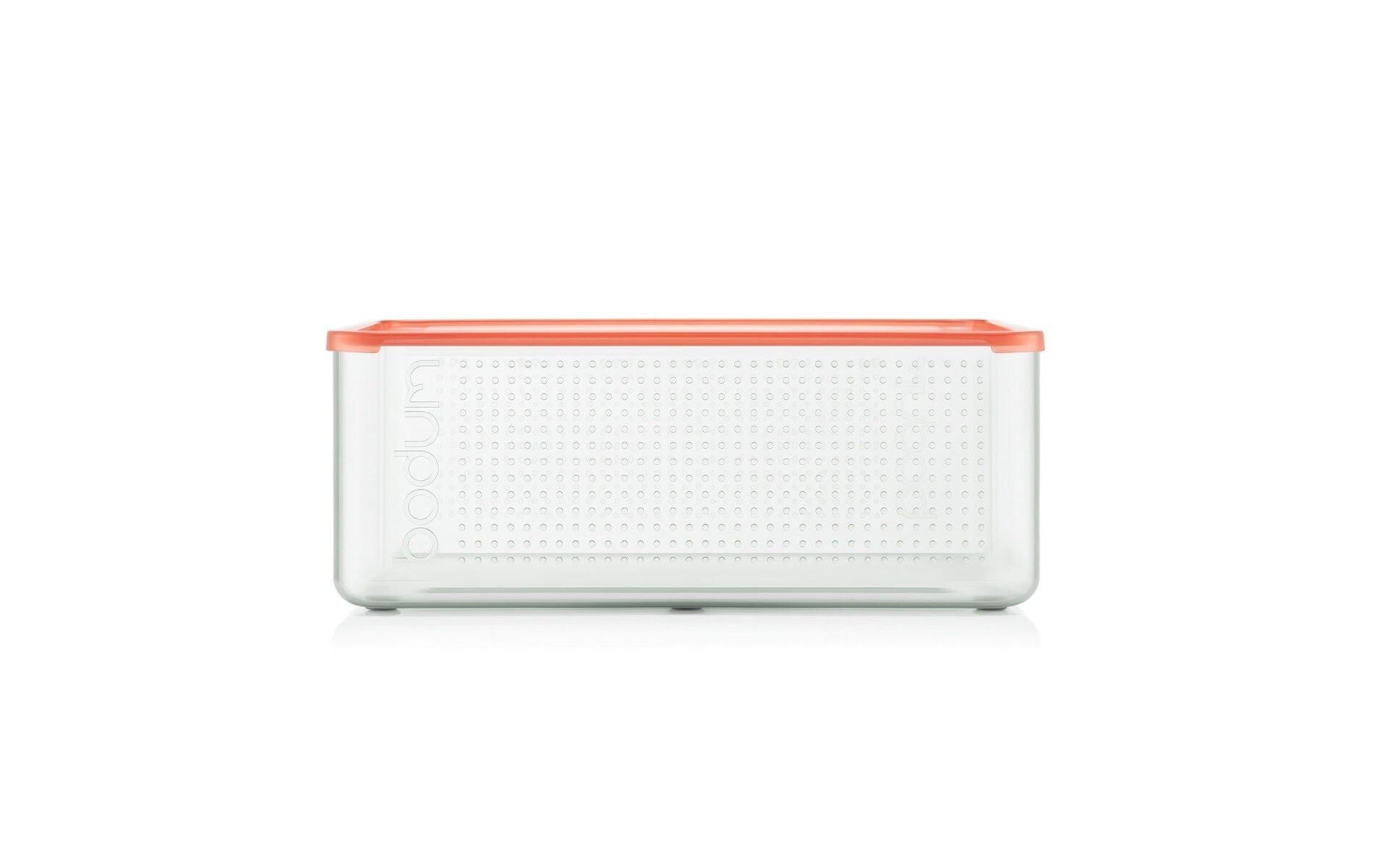 Bodum Bistro Brotbox mit Kunststoffdeckel Bright Coral