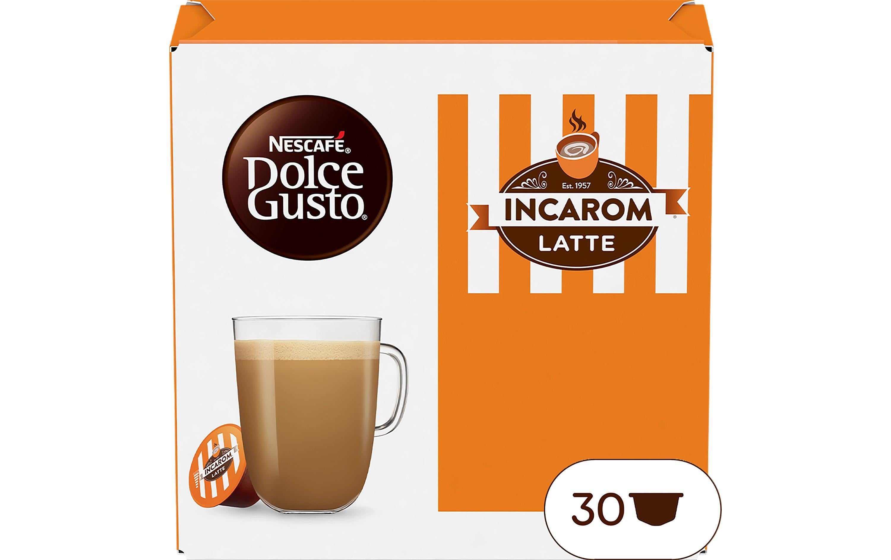 Kaffeekapseln Dolce Gusto Incarom Latte 30 Stück