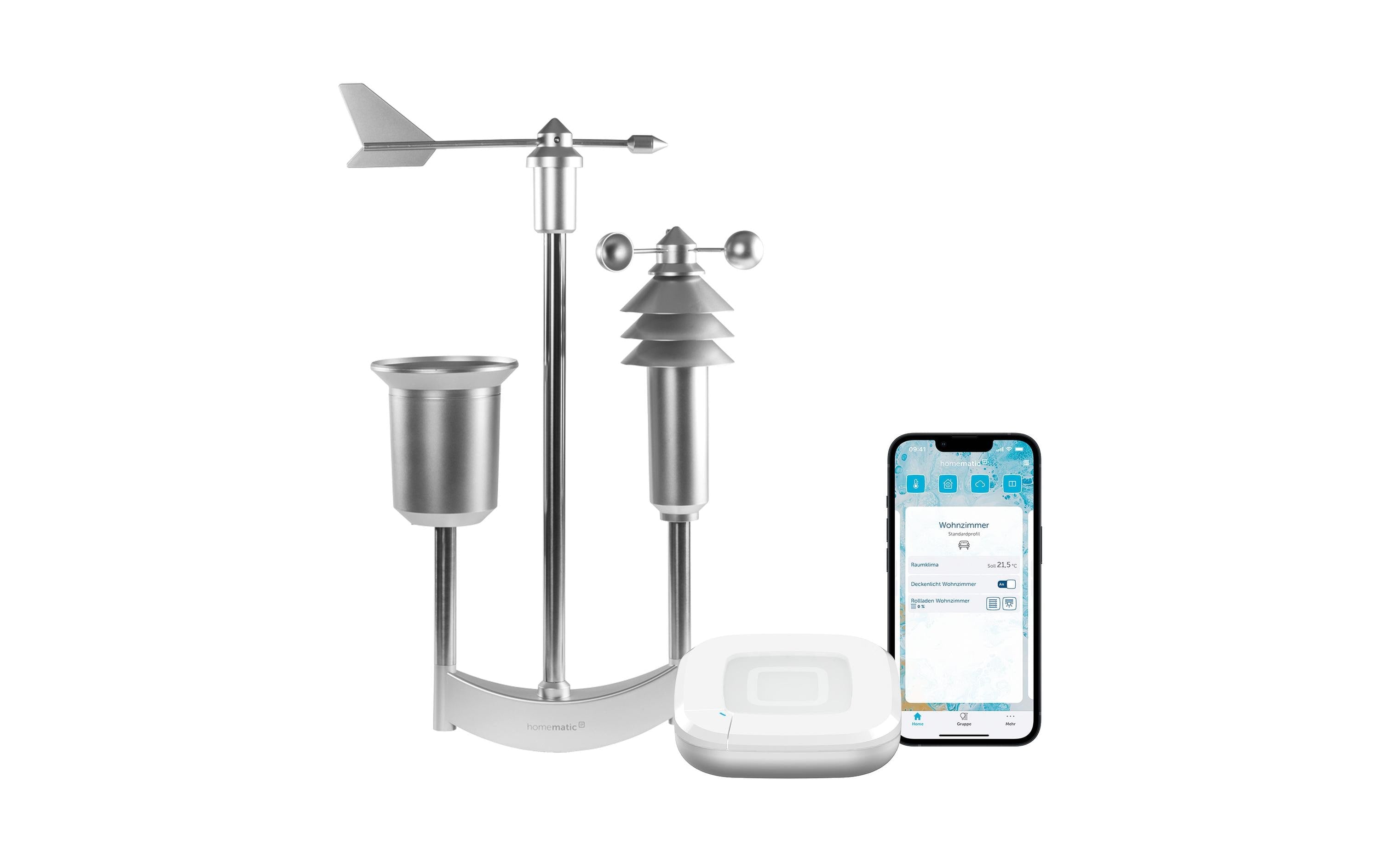 Homematic IP Starterset Wettersensor Pro Homematic IP Accesspoint2 inkl. Wettersenso