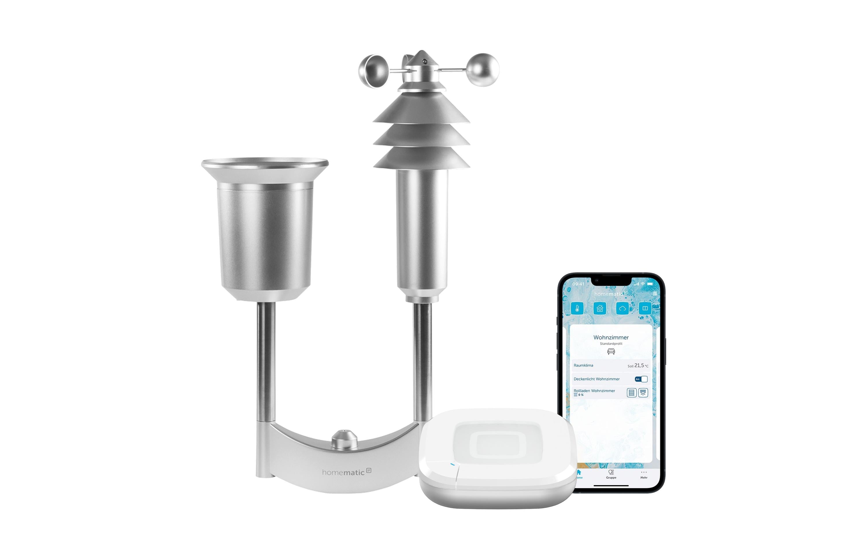 Homematic IP Starterset Wettersensor Plus Homematic IP Accesspoint2 inkl. Wettersenso