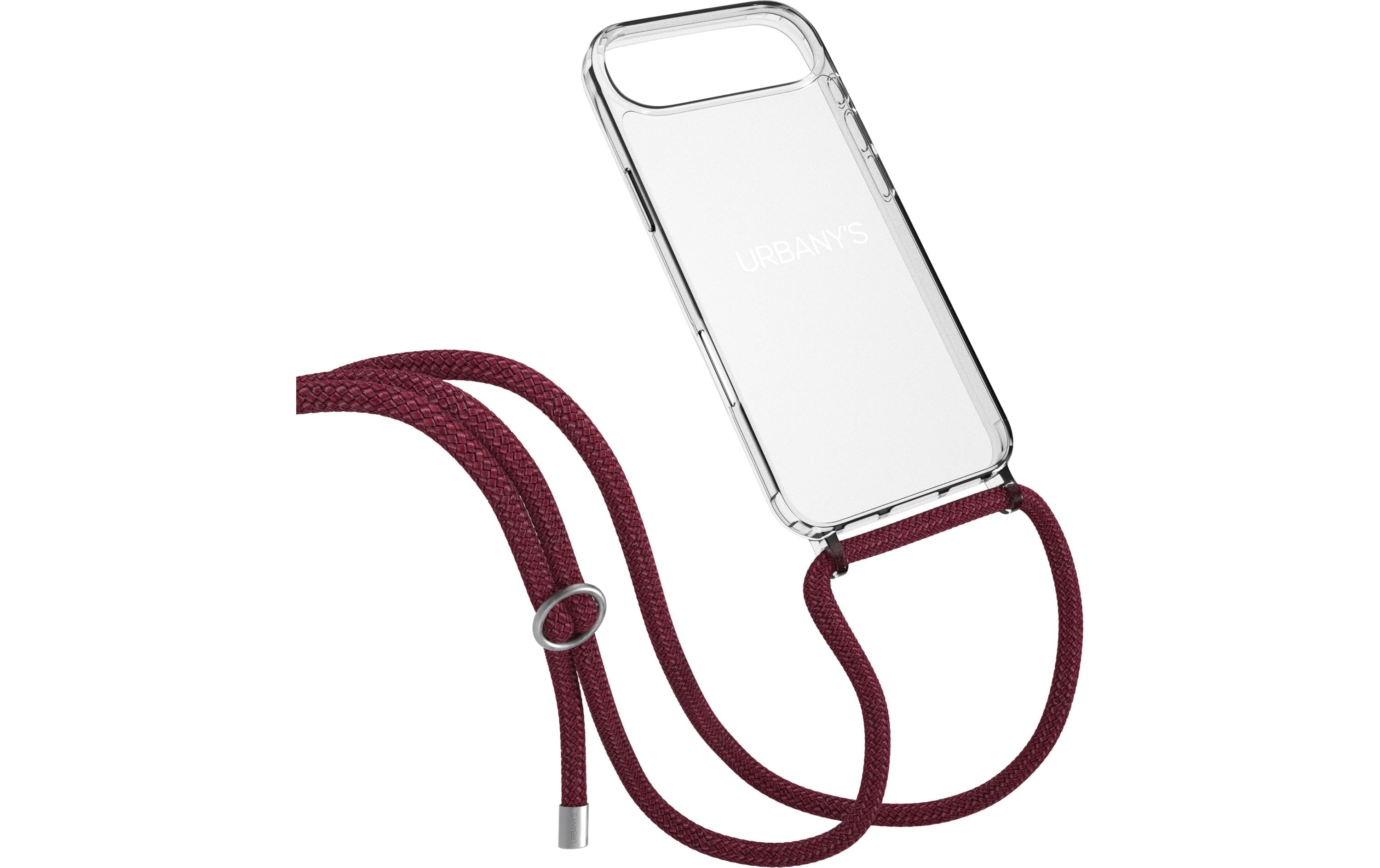Urbanys NECKLACE RED WINE SILVER RINGS iPhone 17 Air