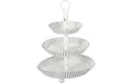 COCON Etagere, 17x23cm weiss Eisen, Schabby Chic Look