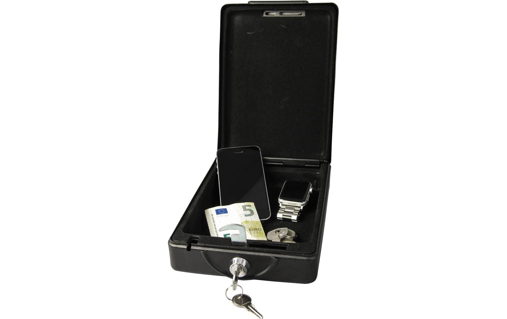 KH Security Tragbarer Tresor mit Sicherungskabel