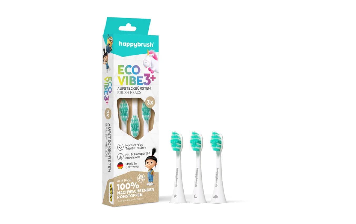 happybrush Aufsteckbürsten V3+ 3 Stk. Schall V3+, Agnes