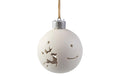 COCON Licht Keramik Weihnachtsball Rentiermotiv