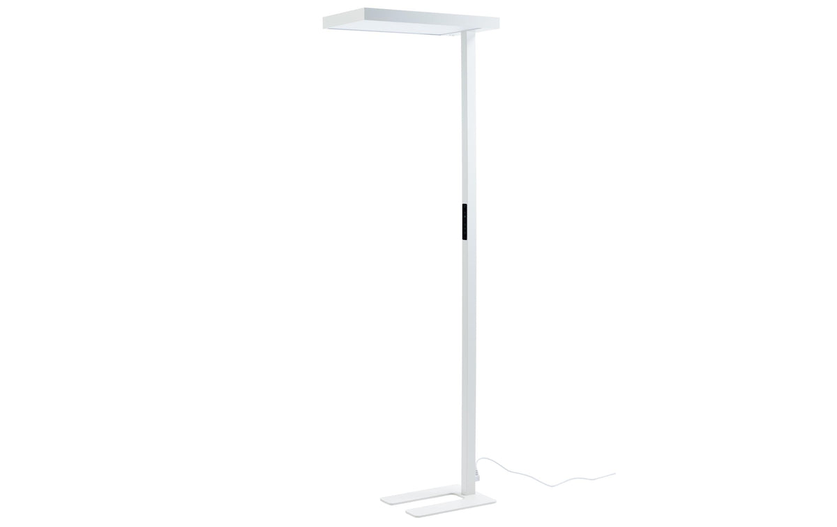 OFFICE FOCUS Stehleuchte LYS13000/100W weis weiss, 13000lm, dimmbar mit Sensor