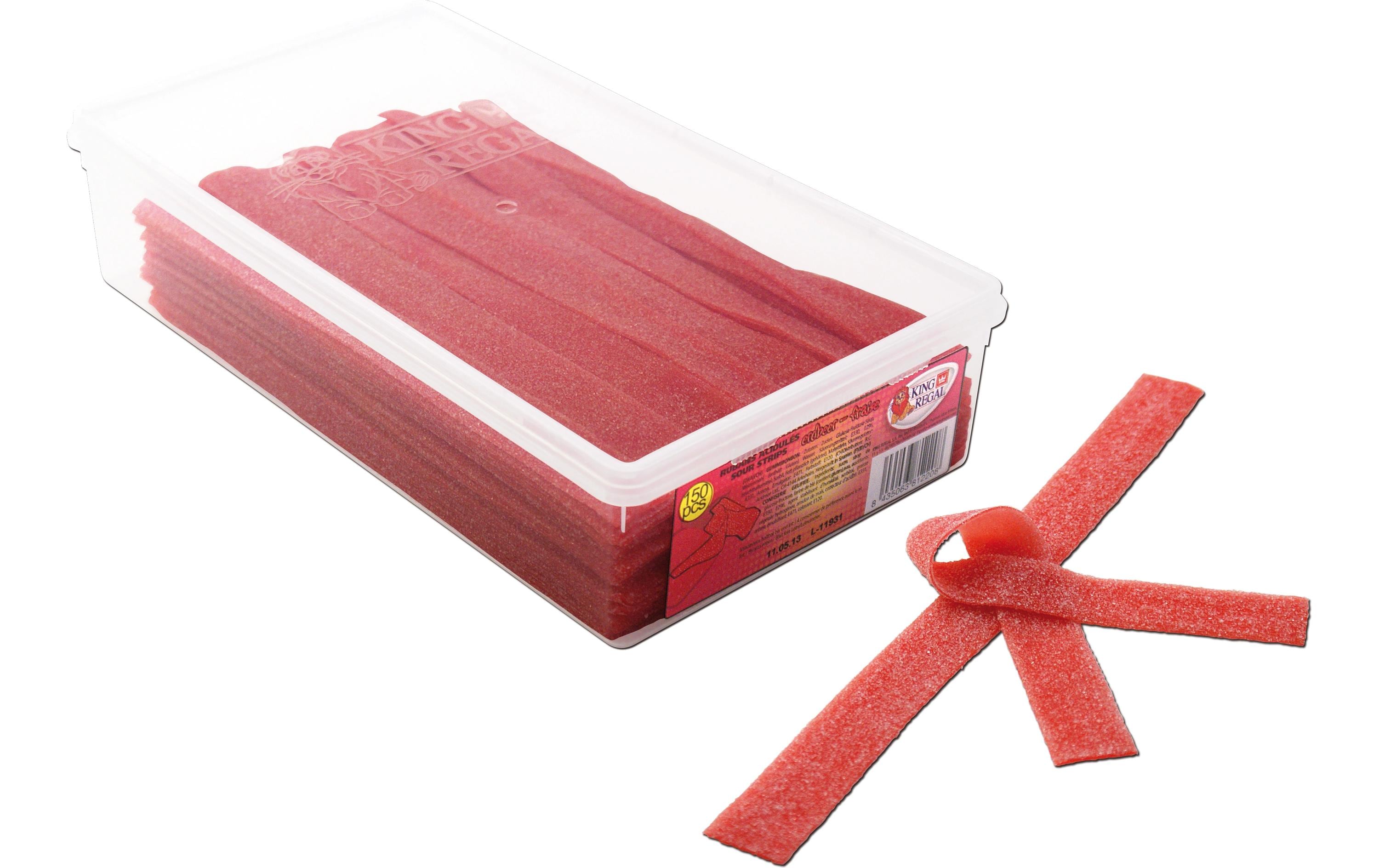 King Regal Sour Strips Erdbeer 150 Stück