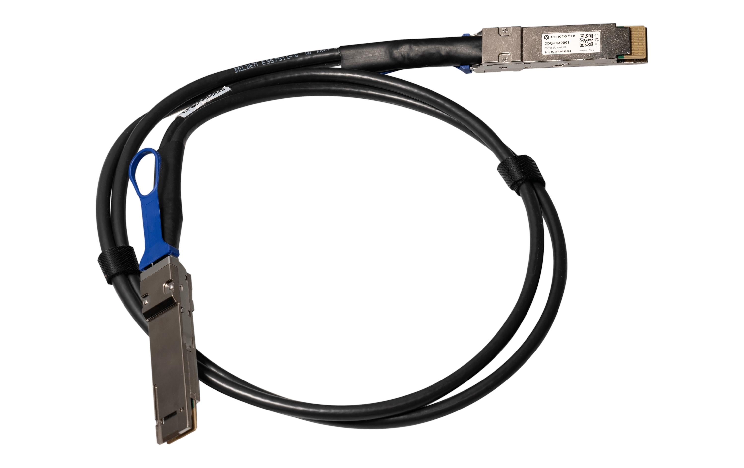 Mikrotik Direct Attached Kabel 1m QSFP-DD, 400GE