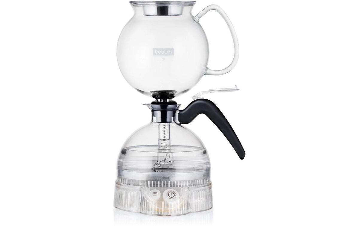 Bodum ePEBO Vakumm-Kaffeemaschine transpare 1 Liter, 34 oz, 1000W, 8 Tassen, 230V