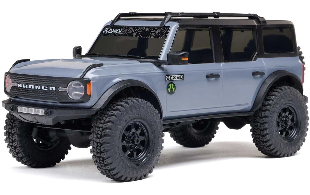 Axial SCX30 Ford Bronco RTR Grau Scale Rock Crawler,4WD, 1:30