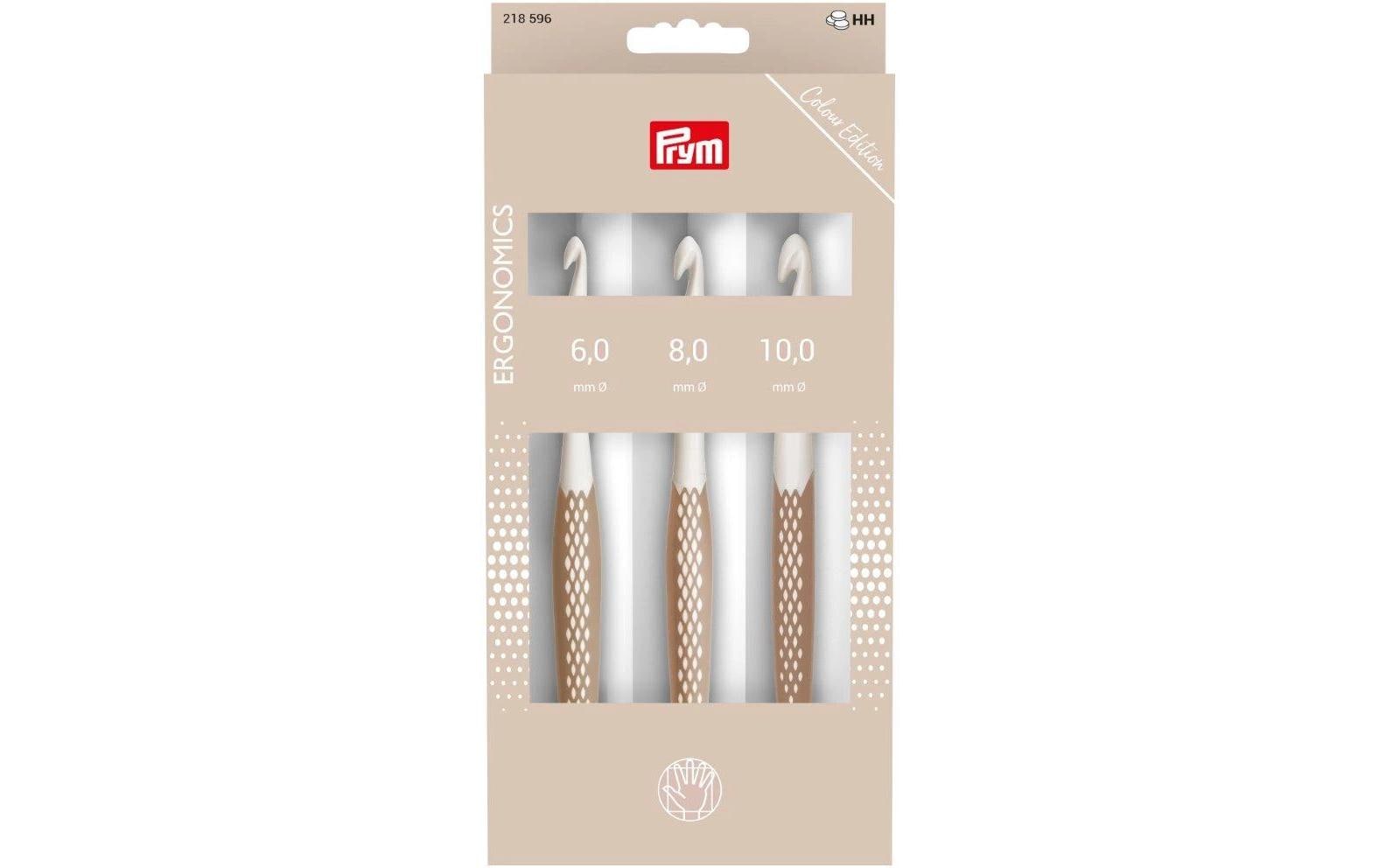 Prym Häkelnadel ergonomics Wolle 6, 8, 10 mm