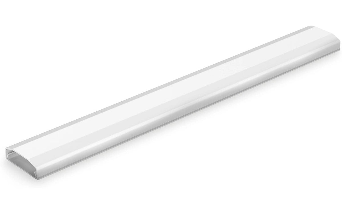 PureMounts Kabelkanal Kunststoff 1x 40cm 3M Klebeband als Zubehör, 0,50m, weiss