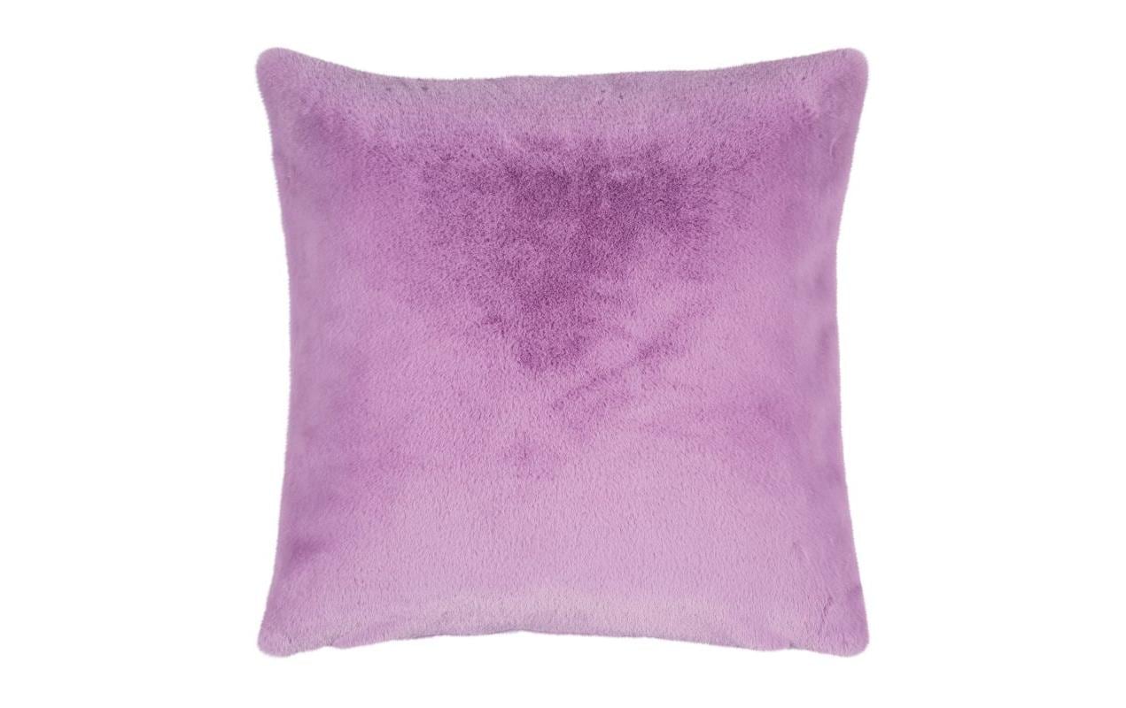 pad Kissenhülle, Gazelle Kunstfell lilac, 40 x 40 cm