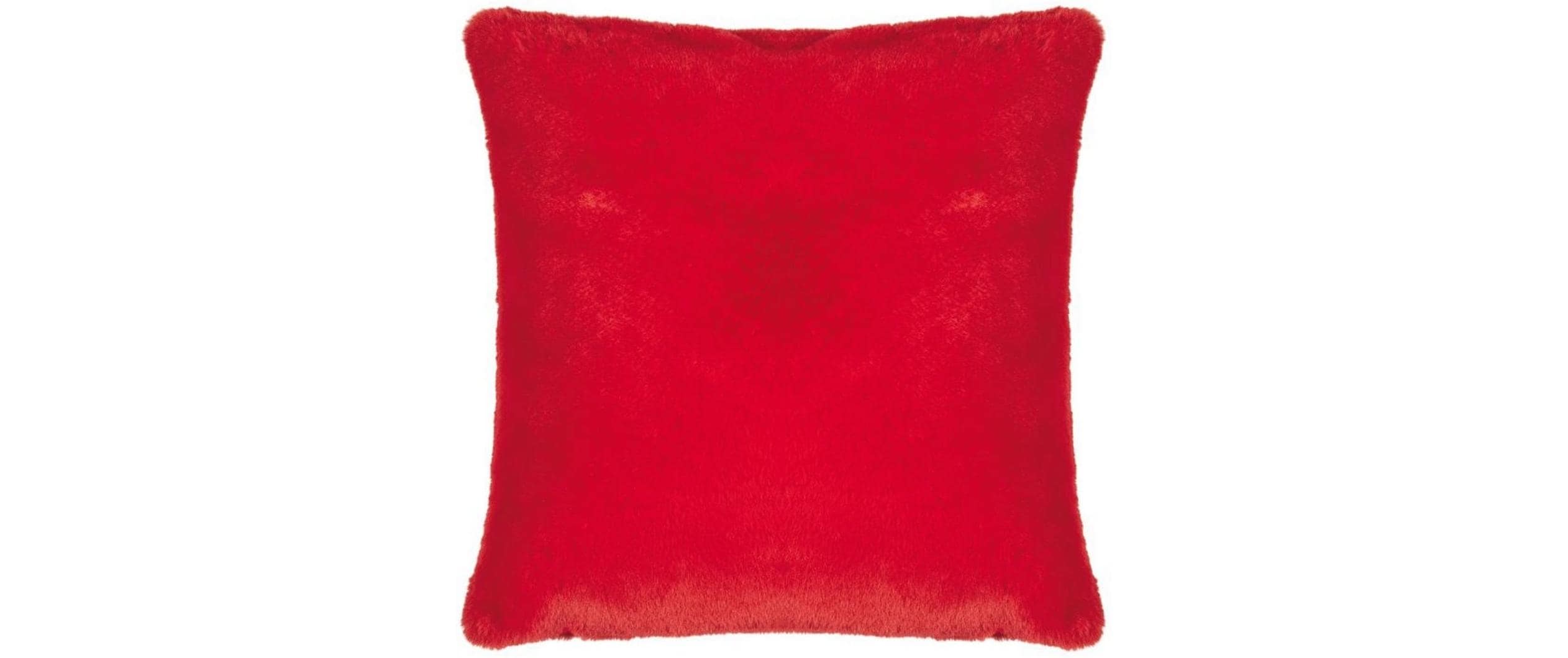 pad Kissenhülle, Gazelle Kunstfell red, 40 x 40 cm