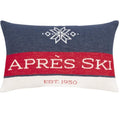 pad Kissenhülle, Apres Ski dark blue-red, 35 x 60 cm