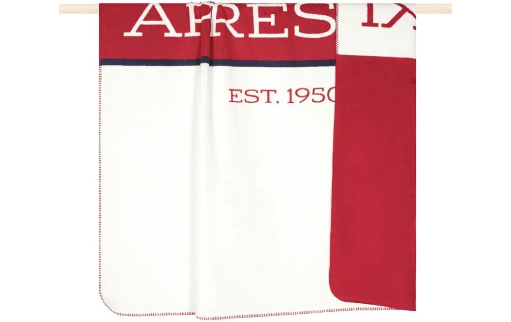 pad Decke, Apres Ski DARK BLUE-RED, 150 x 200 cm
