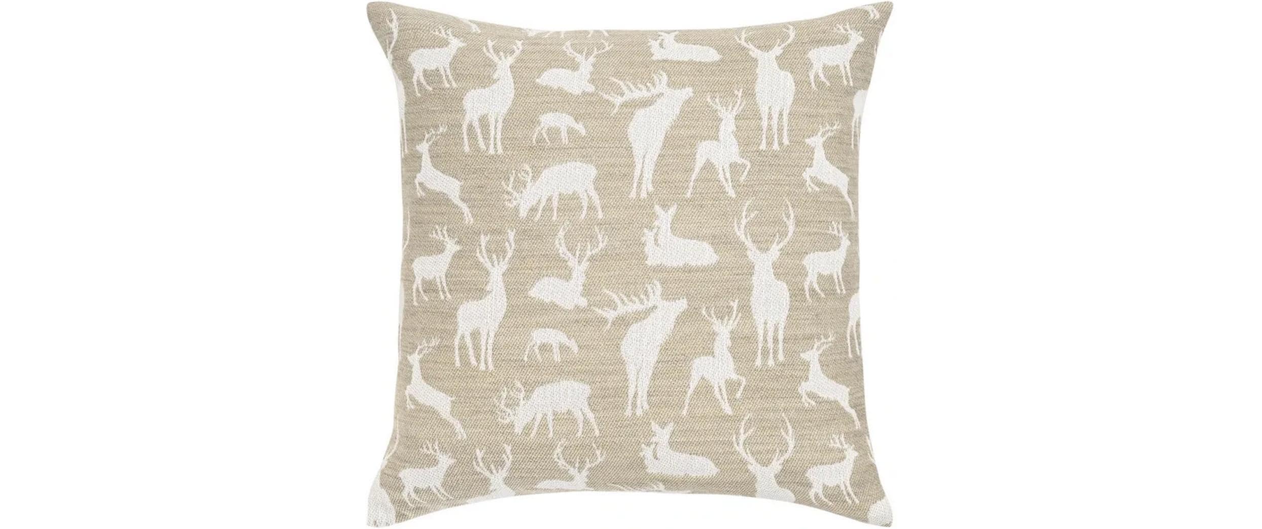 pad Kissenhülle, Herd beige-white, 45 x 45 cm