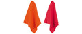 pad Reinigungstücher Monte, 2er Set pink-orange, 25 x 25 cm