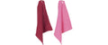 pad Reinigungstücher Monte, 2er Set berry-light pink, 25 x 25 cm
