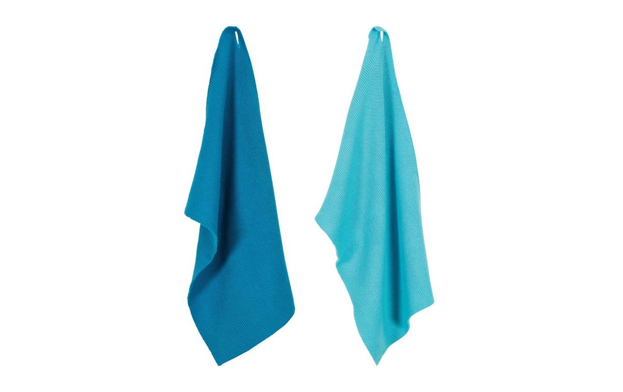 pad Reinigungstücher Monte, 2er Set aqua-blue, 30 x 45 cm, 2er Pack