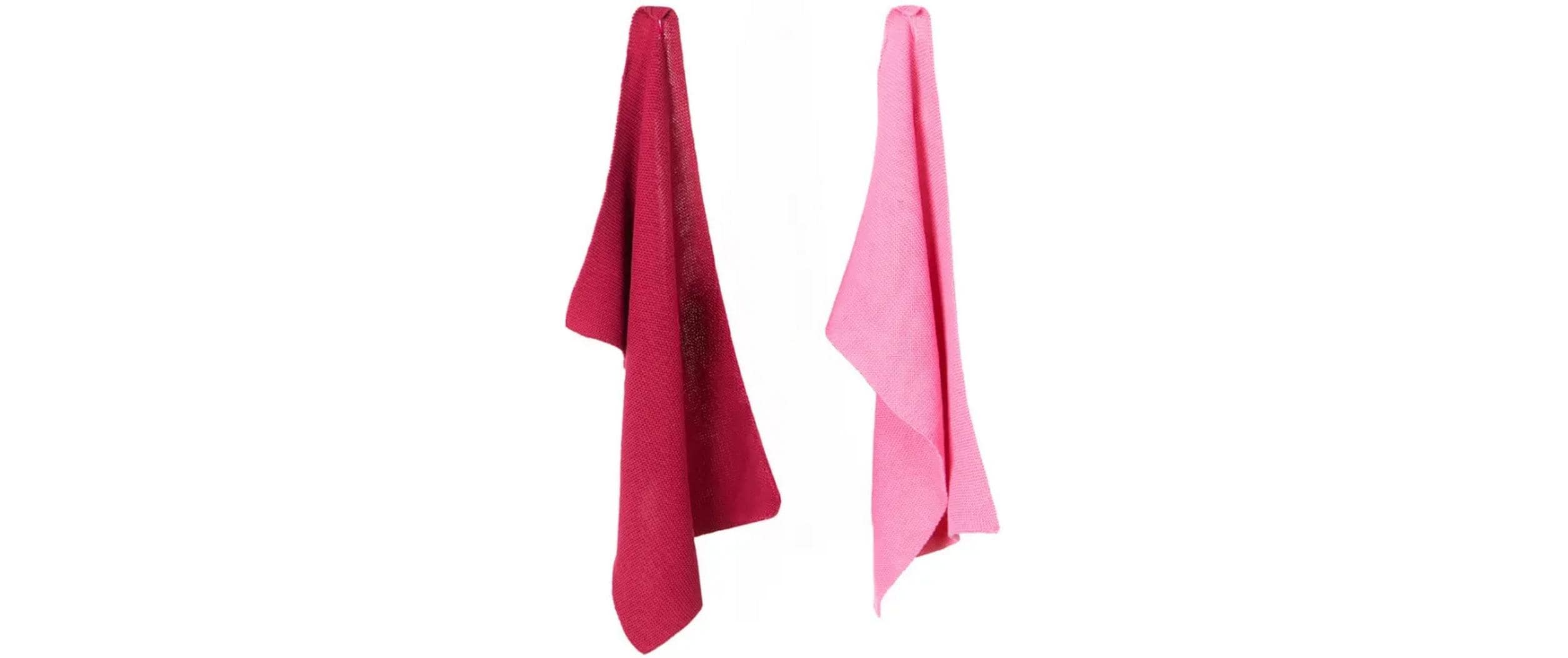 pad Reinigungstücher Monte, 2er Set berry-light pink, 30 x 45 cm, 2er Pack