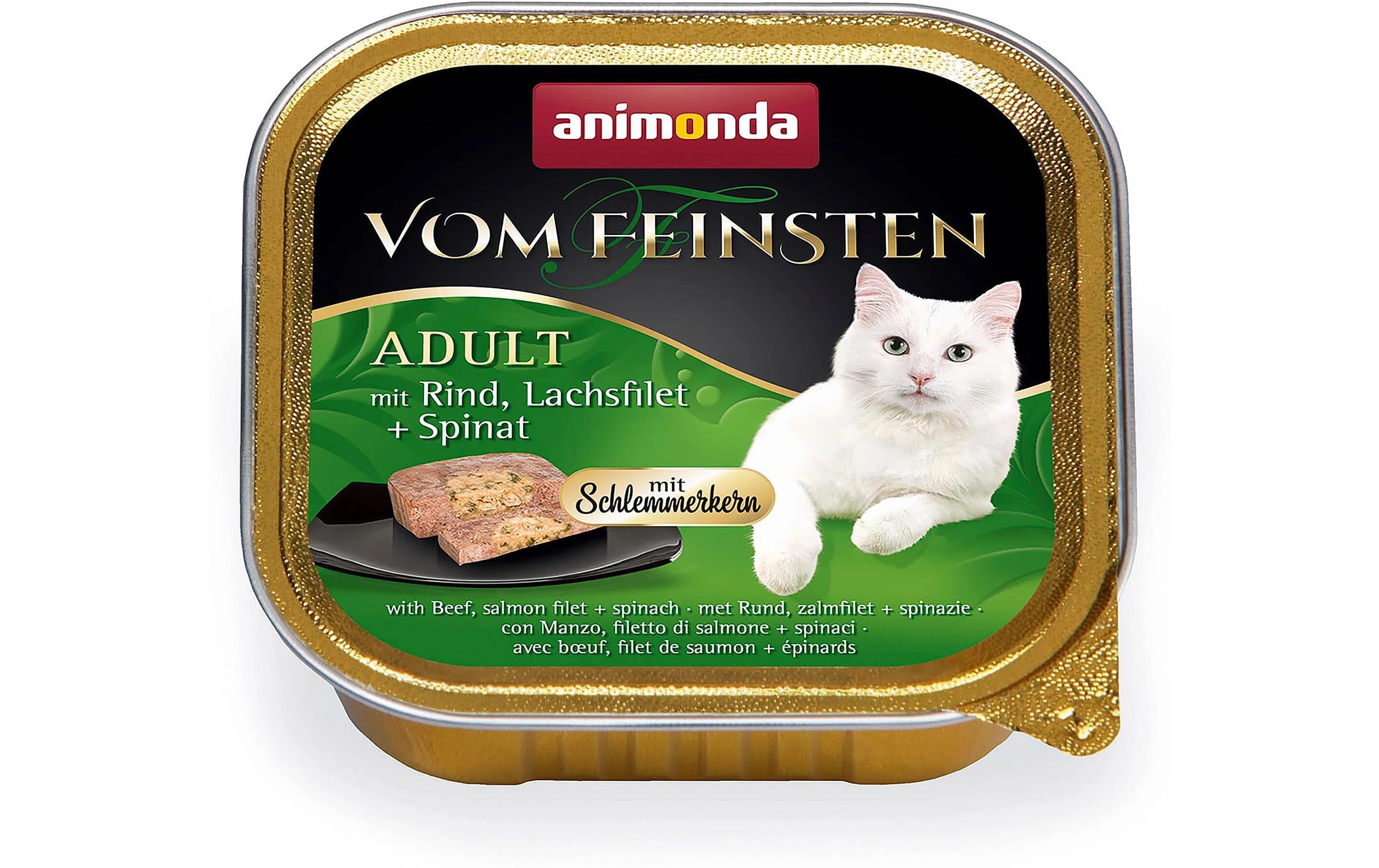 Animonda Cat Nassfutter v.Feinsten Schlemmerkern Rind/Lachs 100g
