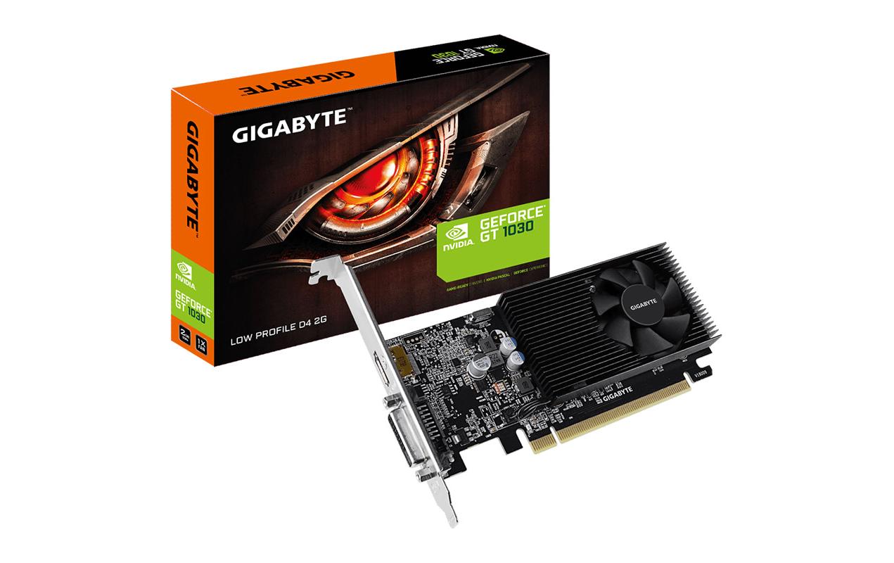 Gigabyte GT1030 Low Profile D4 2G GeForce GT1030, DVI, HDMI