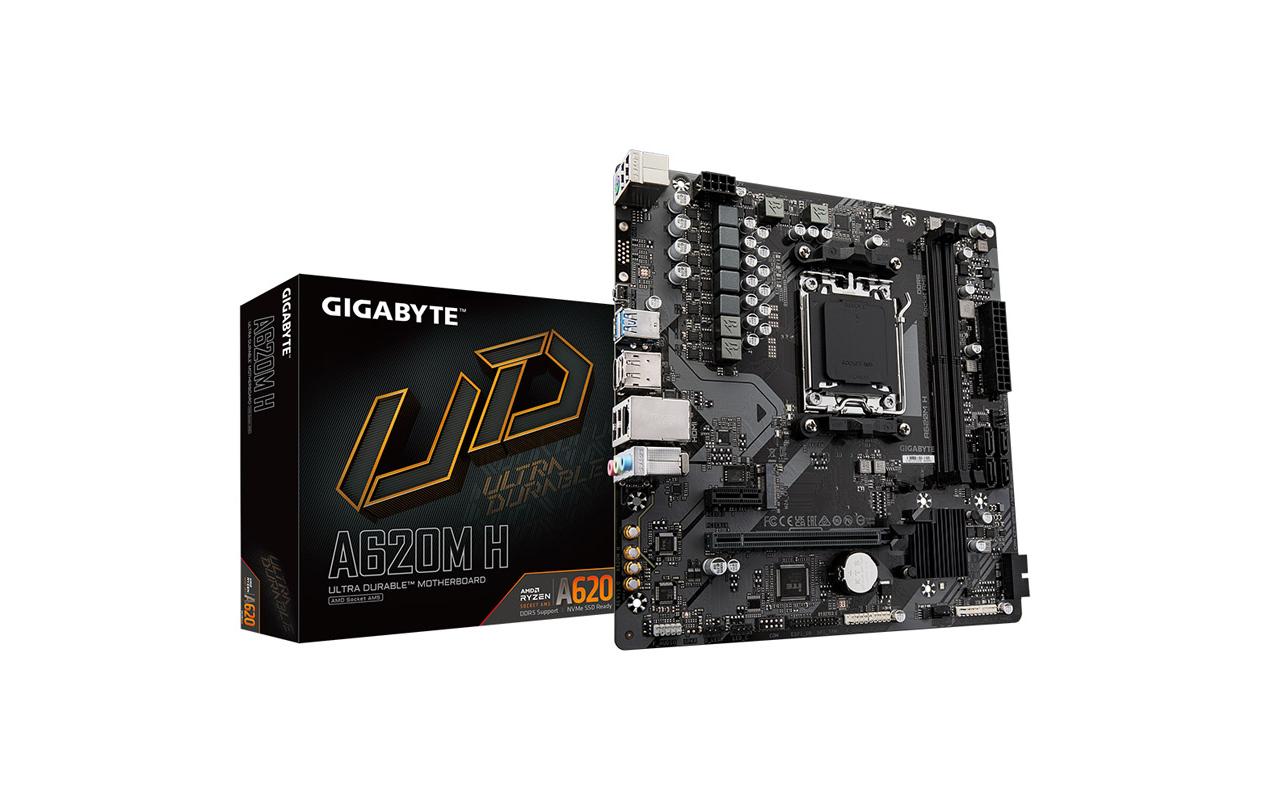 Gigabyte A620M H, µATX AM5, AMD A620, 2x DDR5, PCIe 4.0
