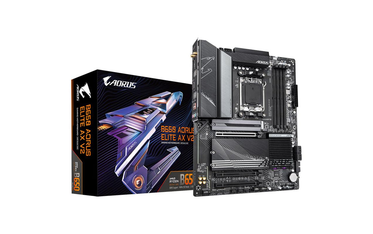 Gigabyte B650 A ELITE AX V2, ATX AM5, AMD B650, 4x DDR5, PCIe 4.0, WIFI6E
