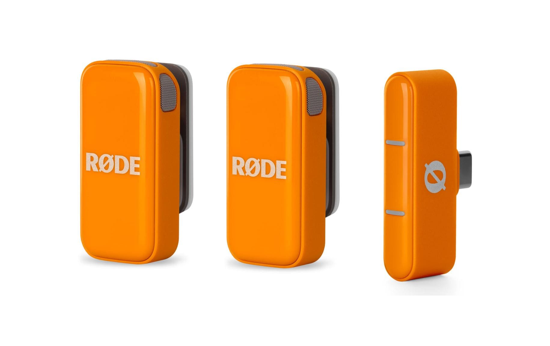 Rode Wireless Micro USB-C Orange Wireless Microphone for Smartphones, Orange