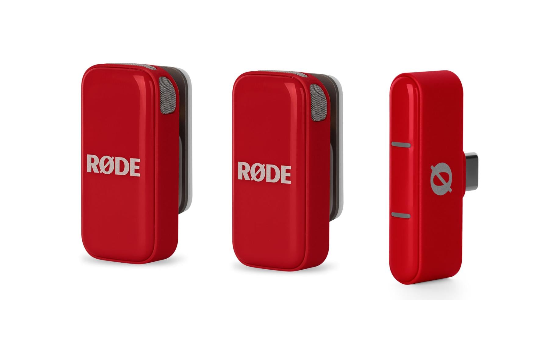 Rode Wireless Micro USB-C Red Wireless Microphone for Smartphones, Rot