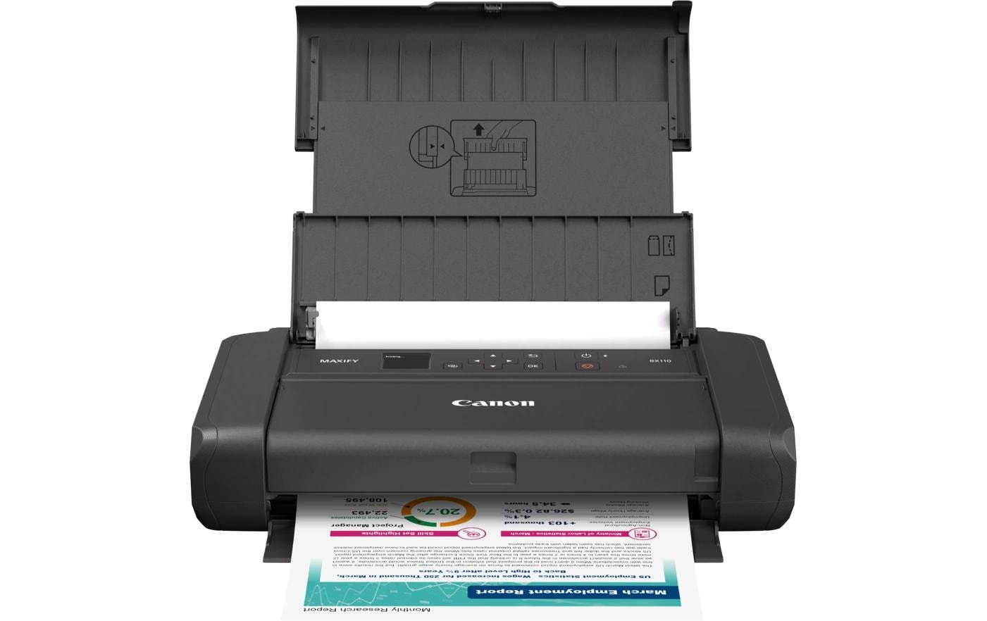 Canon MAXIFY BX110 mit Akku, WLAN