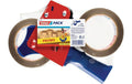 tesa Packbandabroller 2 Packbänder mit 1 Abroller - 66 m x 50 mm
