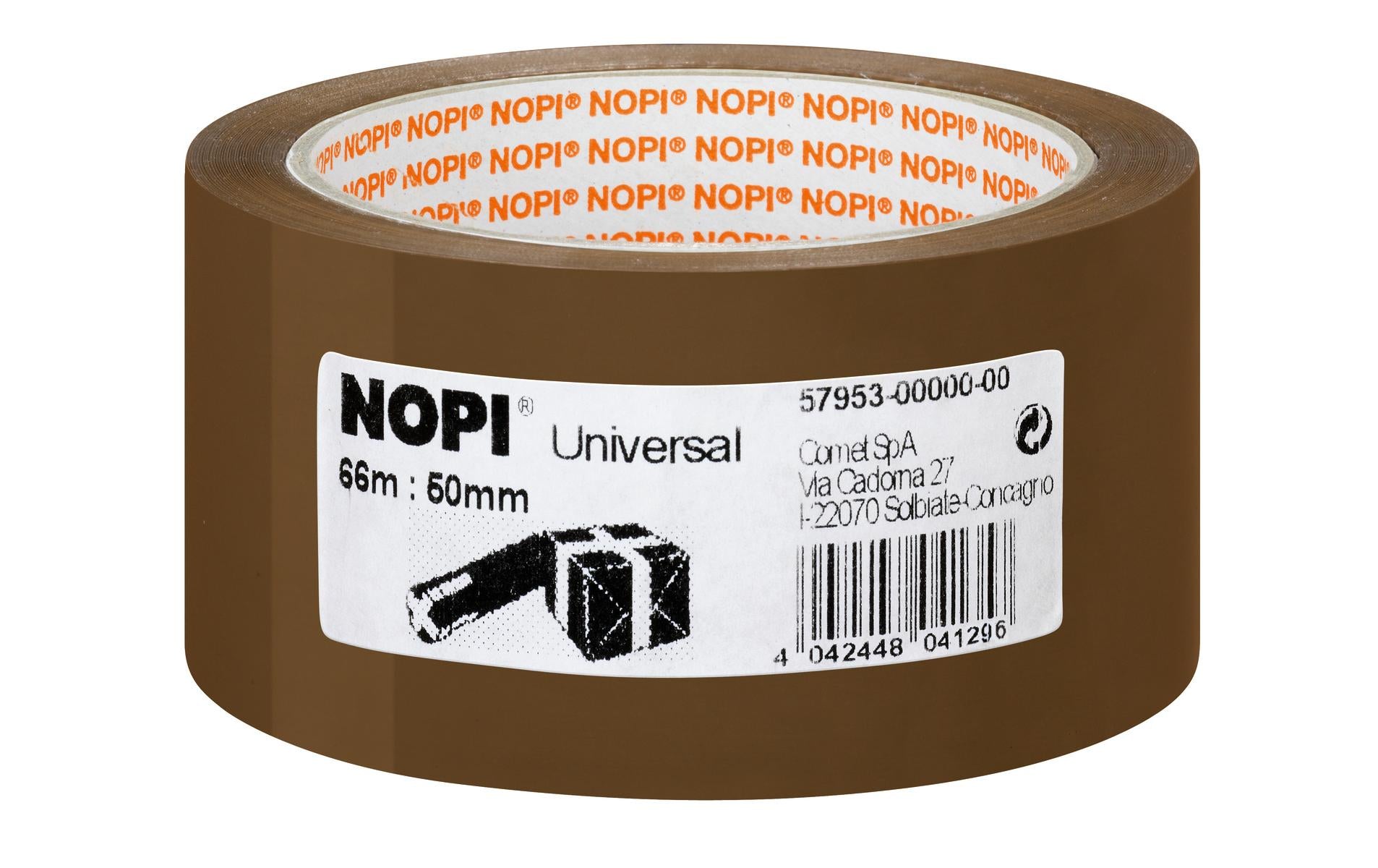 NOPI Packband 66 m x 50 mm - braun