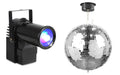 BeamZ Spiegelkugel Kit 2 Kit mit 30cm Spiegelkugel, Motor und Spot