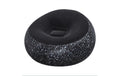 Bestway aufblasbarer Sessel Inflate,Schwarz 112x112x66 cm, inkl. Flickzeug