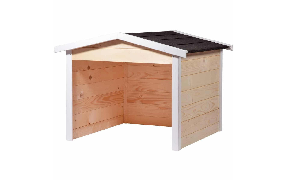 Mährobotergarage "Oslo" Spitzdach, natur aus Holz