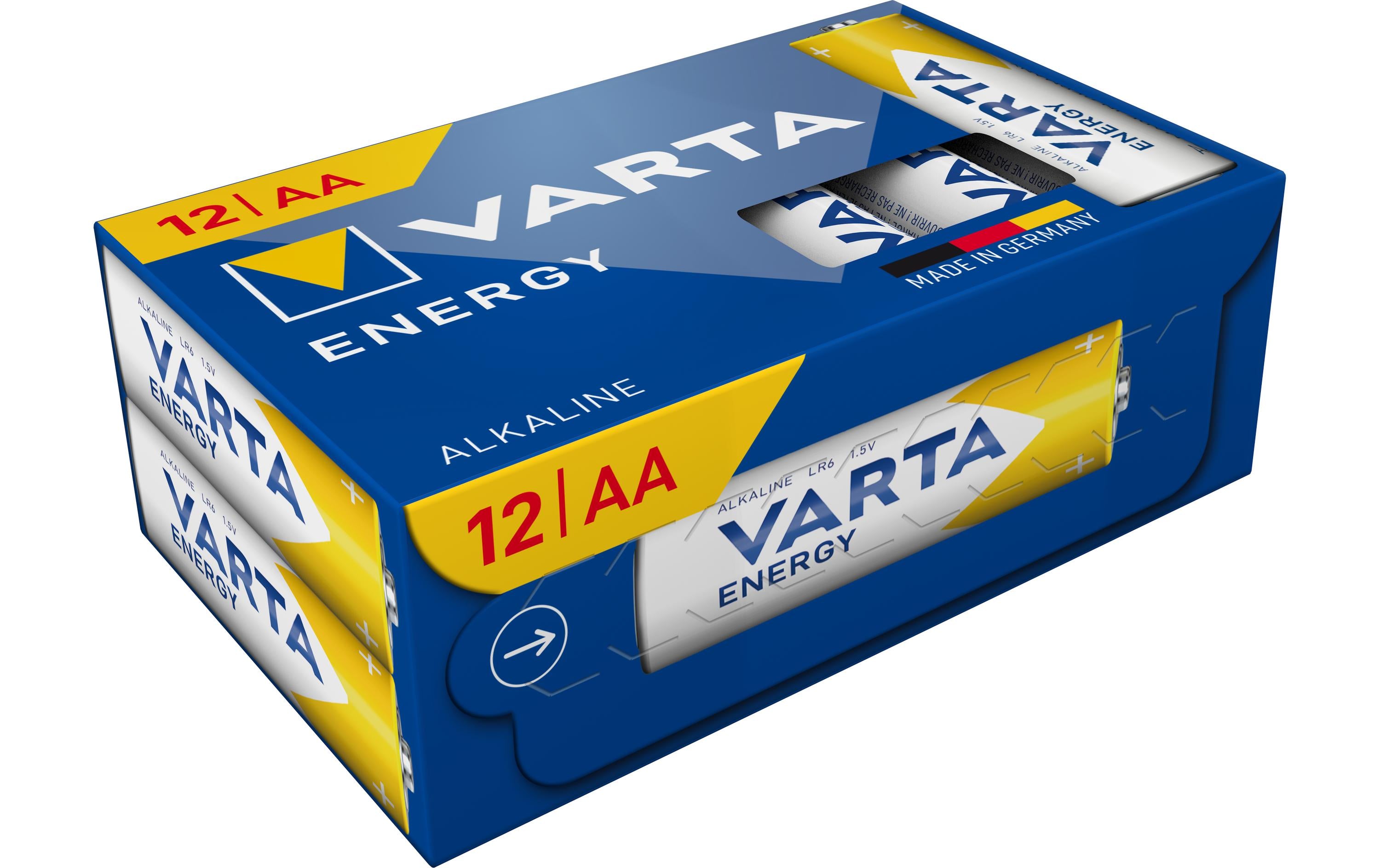 VARTA Energy AA, 1.5V, 12Stk 12 Stück, Cube Verpackung
