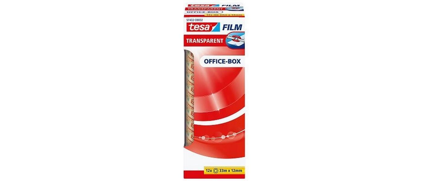 tesafilm transparent 12x 33 m x 12 mm