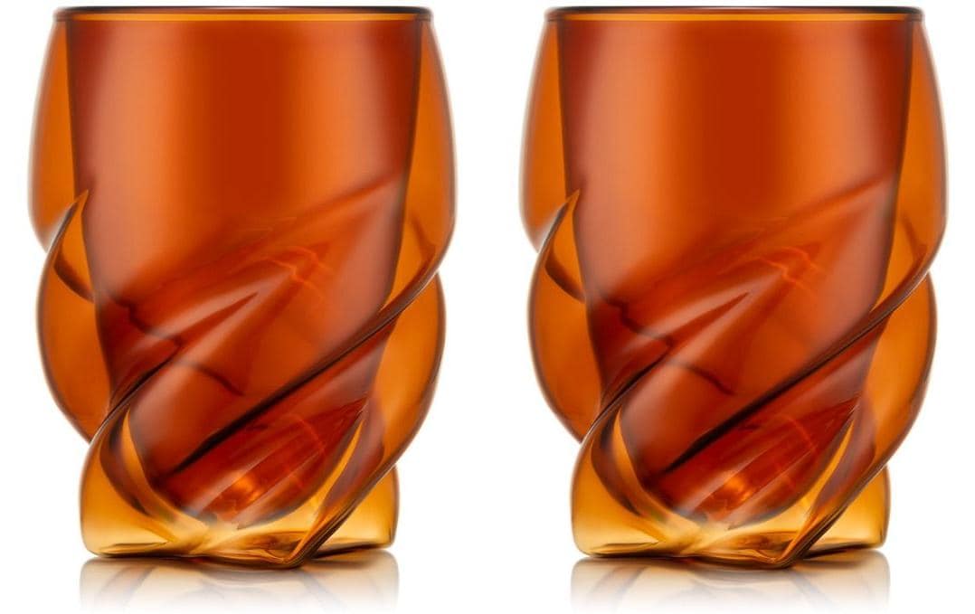 Bodum Pavina Paris Doppelwandgläser 2er Set, Glas translucent rot, 0.27 Liter