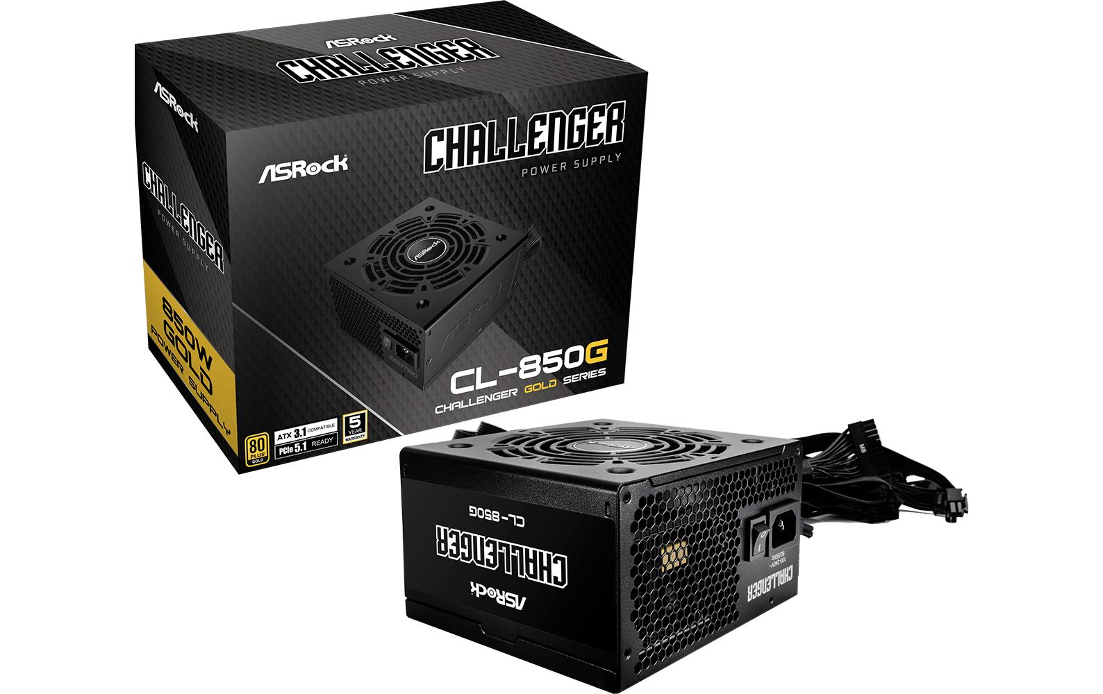 ASRock Challenger CL-850G 80+ Gold Power Supply Unit