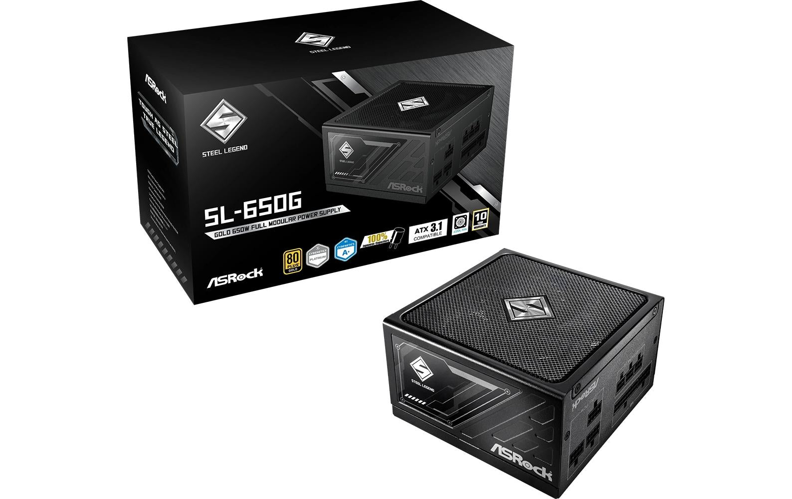 ASRock Steel Legend SL-650G 80+ Gold Power Supply Unit
